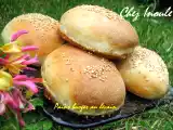 Recette Pains burger au levain naturel