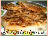 Recette Carrés feuilletés farcis ou mhadjebs algérois