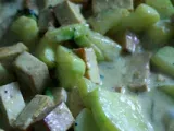 Recette Currycoco de tofu aux concombres