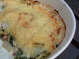 Recette Gratin de blettes à la béchamel.