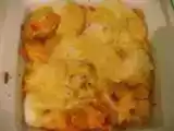 Recette Gratin de saumon et cabillaud sauce moutarde