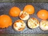Recette Pana cotta de poivron (à l'agar agar) et noix de saint jacques