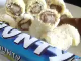 Recette Le cook (petits roules nutella-bounty)