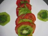 Recette Salade de tomate, kiwi et menthe