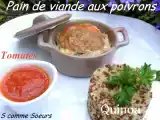 Recette Pains de viande aux poivrons en mini cocottes