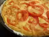 Recette Tarte à la tomate et au fromage de brebis.