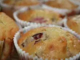 Recette Muffins chocolat blanc cerises