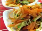 Recette Râpé de légumes aigre-doux pour apéritif très frais ou entrée légère