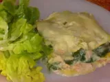 Recette Lasagnes saumon / épinards / parmesan