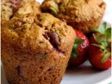 Recette Muffins fraise et kiwi à la purée de dattes
