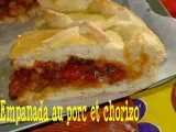 Recette Empanada au porc et au chorizo