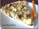 Recette Tarte pomme-banane sur lit mangue-coco