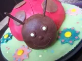 Recette Gâteau d'anniversaire belle la coccinelle