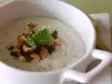 Recette Soupe froide au concombre et au yogourt, sans lactose