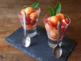 Recette Salade de fraises et billes de melon