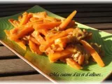 Recette Wok de carottes et germes de soja