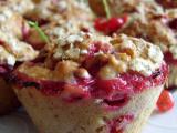 Recette Muffins groseilles-flocons d'avoine et tofu soyeux