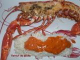 Recette Homard breton grille et sa sauce coraillée