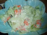 Recette Tagliatelles de concombre au surimi