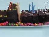 Recette Petit train d'anniversaire (gâteau au chocolat)
