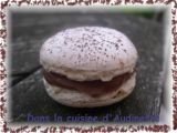 Recette Macarons nature et ganache au chocolat au lait