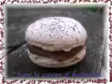 Recette Macarons nature et ganache au chocolat au lait