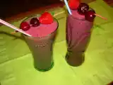 Recette Smoothies fraises-cerises-lait amandes