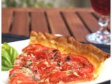 Recette Tarte à la tomate, parmesan et balsamique