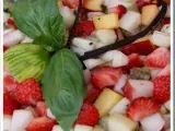 Recette Minestrone de fruits au basilic