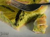 Recette Tarte à l'asperge verte et à la truite fumée de cécile