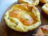 Recette Petites quiches sans pate crevettes basilic