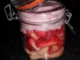 Recette Verrine aux fraises sur biscuit