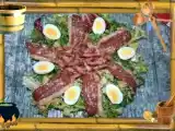 Recette Salade gourmande au magret fumé