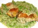 Recette Poulet aux petits pois