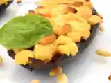 Recette Crumble d'aubergines farcies a la tomate et au fromage