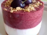 Recette Entremets cerises-yaourt (dessert tout léger)