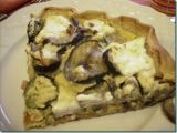 Recette Tarte aux courgettes champignons et ch vre frais