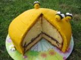 Recette Gâteau 3d : ruche et petites abeilles