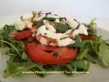 Recette Salade à la roquette et à la mozzarella