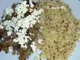 Recette Aubergines a la viande feta et quinoa