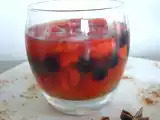 Recette Dessert 0 % calories : fruits rouges en gelée épicée