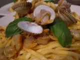 Recette Fettucine al vongole (pâtes aux coques)