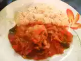 Recette Poulet basquaise et son riz pilaf