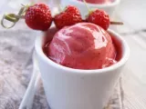Recette Sorbet fraise : thermomix