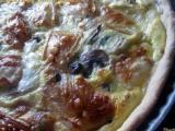 Recette Quiche aux champignons et reblochon