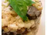 Recette Risotto aubergine et basilic