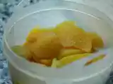Recette Petite compote banane-nectarine-biscuit pour bébé