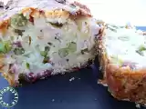 Recette Cake petits pois, lardons