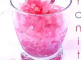 Recette Granité pamplemousse framboise