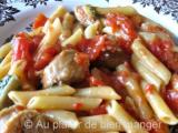 Recette Penne à la saucisse italienne